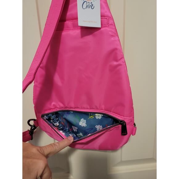 NWT- Lug Windsail Sling Bag in Magenta Pink - w/ SHIPPING DISCOUNT - Picture 7 of 7